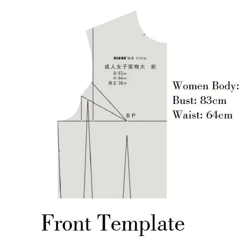 1:1 Fashion Tailor's Rulers Women Basic Pattern Making Prototype Temp ...