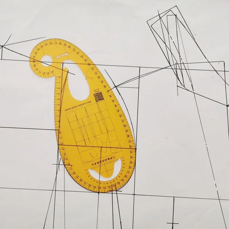 Guide Ruler to Pattern Making Fashion Design Ruler Clothing Curve Arm ...