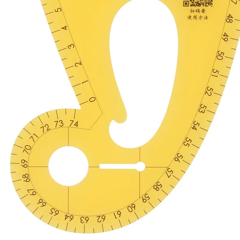 Guide Ruler to Pattern Making Fashion Design Ruler Clothing Curve Arm ...