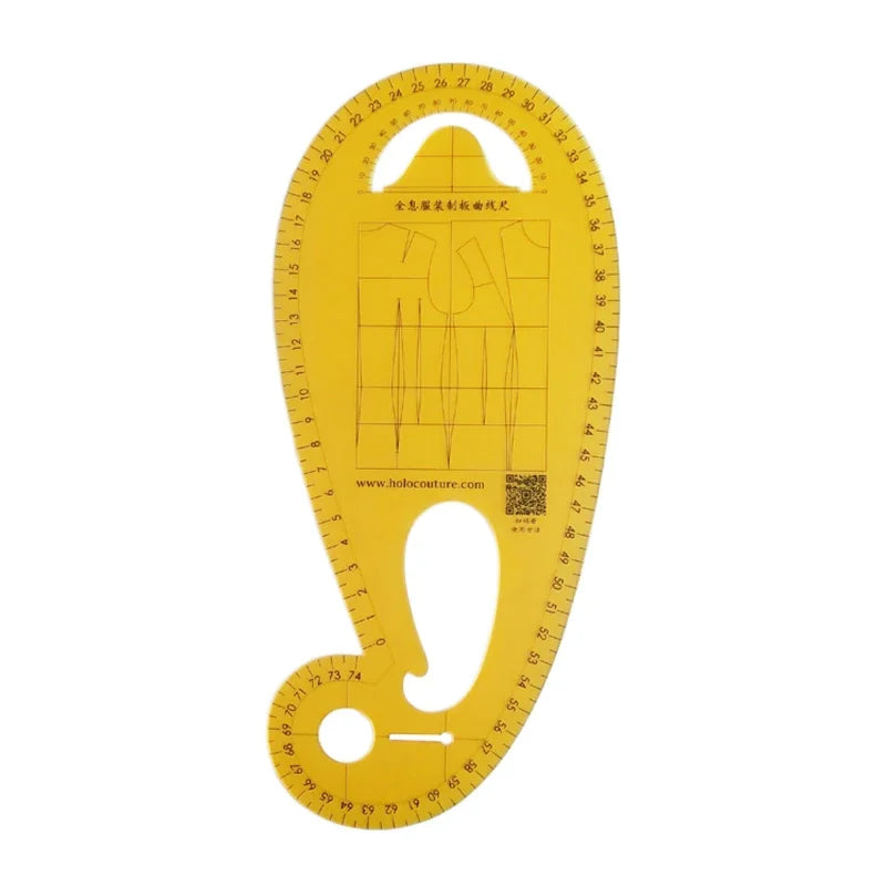 Guide Ruler to Pattern Making Fashion Design Ruler Clothing Curve Arm ...