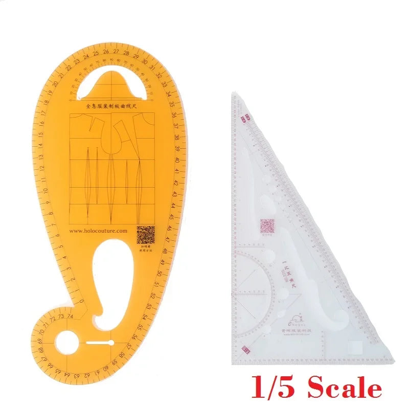 Guide Ruler to Pattern Making Fashion Design Ruler Clothing Curve Arm ...